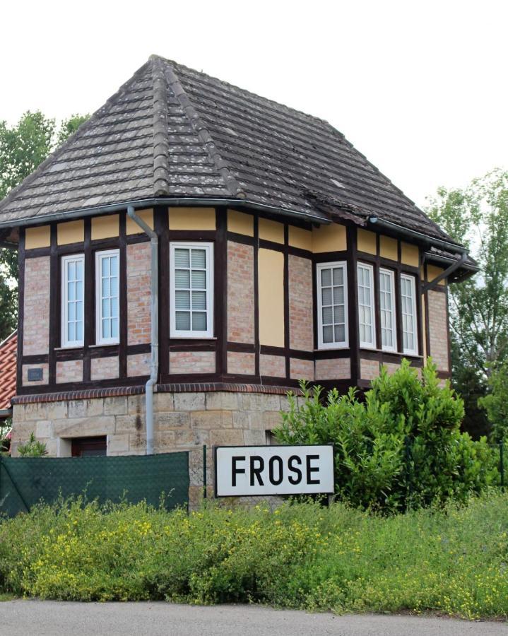 "Altes Stellwerk Frose" Am Froser See Εξωτερικό φωτογραφία