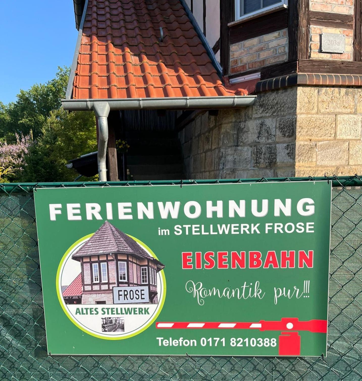 "Altes Stellwerk Frose" Am Froser See Εξωτερικό φωτογραφία